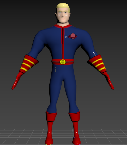 3D Captain Cosmo